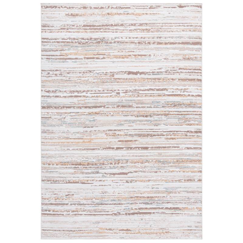SAFAVIEH Sydney Delyth Modern Rug - Beige/Brown Ivory - 4' x 6'