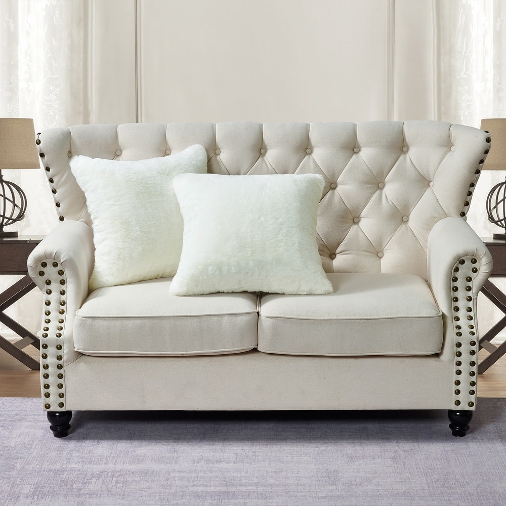 Serenta Heavy Fauxfur Pillow Shell 2 PC Set, NO INSERT