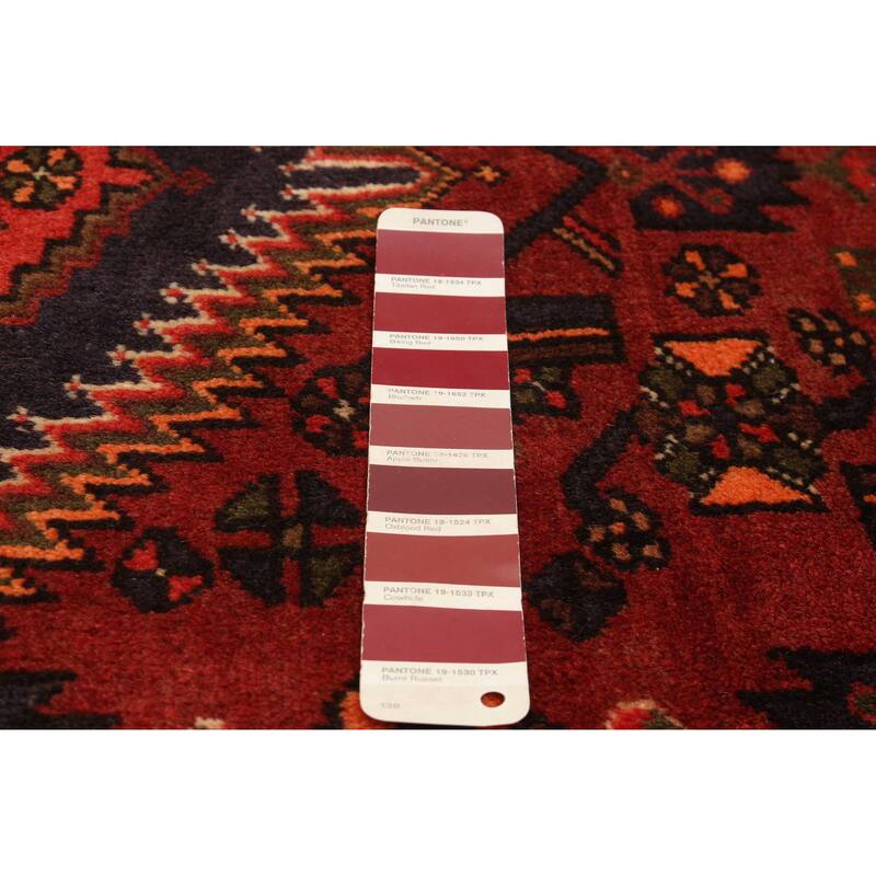 ECARPETGALLERY Hand-knotted Andelz Red Wool Rug - 3'11 x 6'7