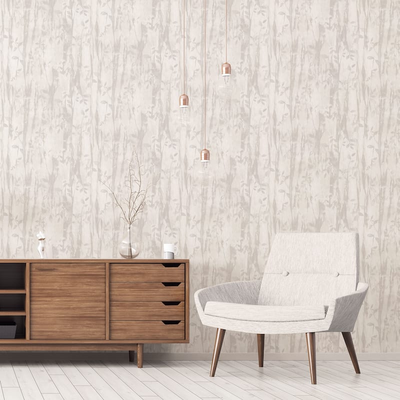 Galerie Wallcoverings Atmosphere Batik Leaves Non-woven Matte Wallpaper Roll