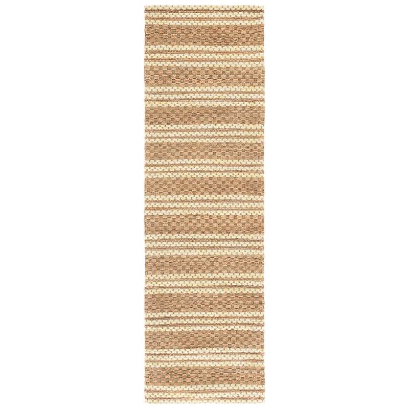 Martha Stewart by SAFAVIEH Handmade Tulia Jute Rug - 2'3" x 8' Runner - Natural/Yellow