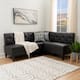 Option Black Faux Leather