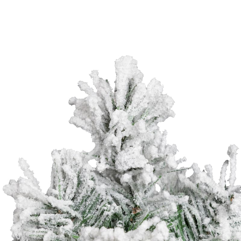 Full Flocked Angel Pine Artificial Mini Christmas Tree - 24" - Unlit - 2 Foot