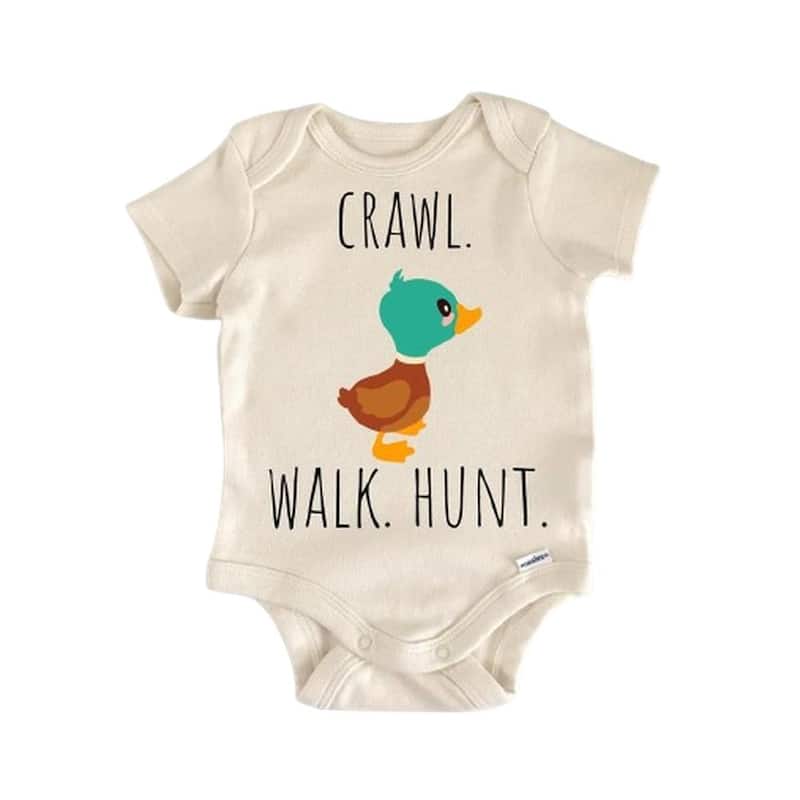 Duck Hunting Hunter - Baby Boy Girl Clothes Infant Bodysuit Funny Cute Newborn