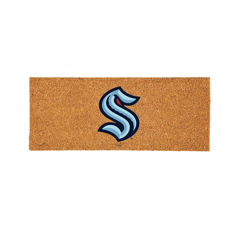 Seattle Kraken Full Color Indoor/Outdoor Coir Mat