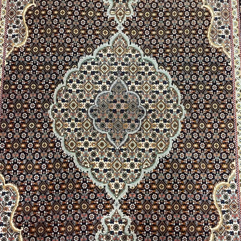 HERAT ORIENTAL Handmade Fine Tabriz Fish Wool Rug - 3'4" x 5'2"