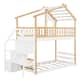 Stairway Twin-Over-Twin Bunk Bed,House Bed,Storage and Guard Rail - Bed ...