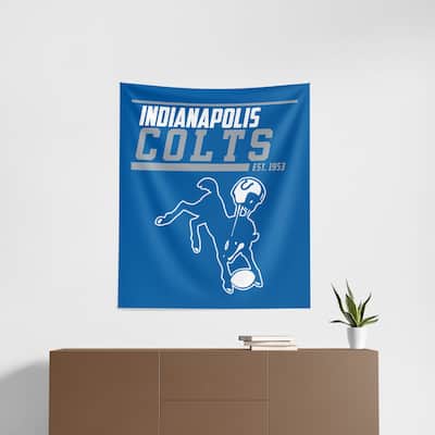 NFL Indianapolis Colts 40 YD Dash Legacy Wall Hanging - 34"x40"