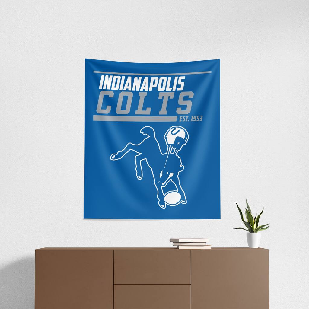 NFL Indianapolis Colts 40 YD Dash Legacy Wall Hanging - 34"x40"