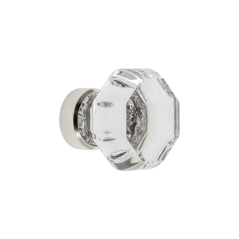 Grandeur CHAM-CRYS-KNOB Chambord 1-3/8" Faceted Geometric Luxury - Polished Nickel