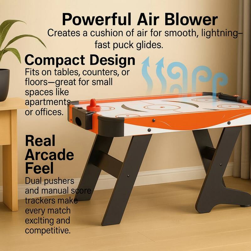 ProMounts Full Size Air Hockey Table Durable Easy to Assemble Fun