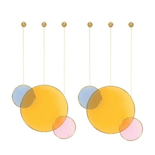 Set 3 Specchi Romboidali Umbra Dima In Rame - Decorativi Con Catenelle, Per Interni - Foto 7