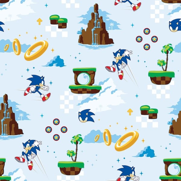 sonic the hedgehog bedroom wallpaper