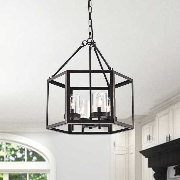 Hexagon chandelier on sale