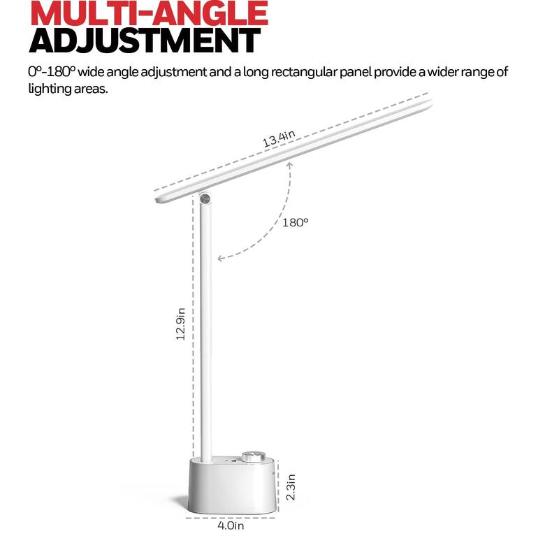 Honeywell LED Foldable Desk Lamp Dimmable Eye Caring Desk Light