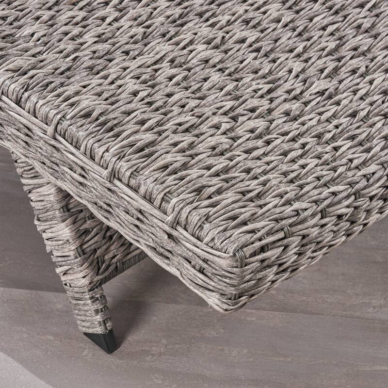 Crete Wicker Chaise Lounge