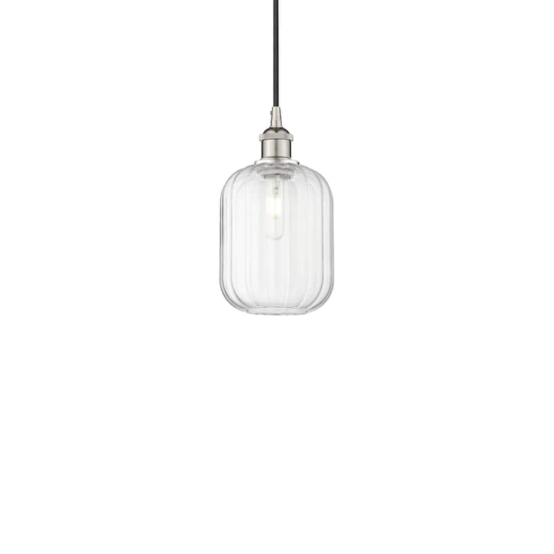 Innovations Lighting 616-1P-12-7 Preston Pendant Preston 7" Wide Mini - Polished Nickel / Clear