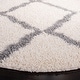 preview thumbnail 103 of 162, SAFAVIEH Dallas Shag Giusy Trellis 1.5-inch Thick Rug