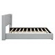 preview thumbnail 22 of 26, Queen Platform Bed with PU Leather Upholstery and Soft Headboard