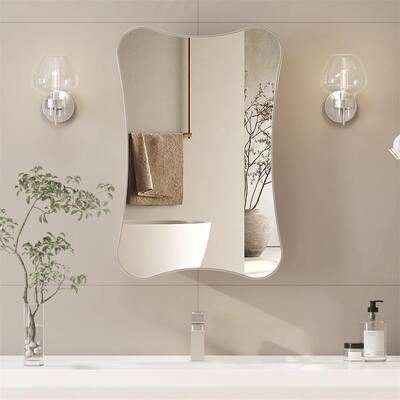 Bathroom medicine cabinet with mirror