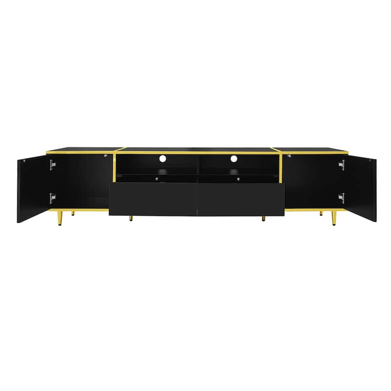 TV Stand Entertainment Center with Storage