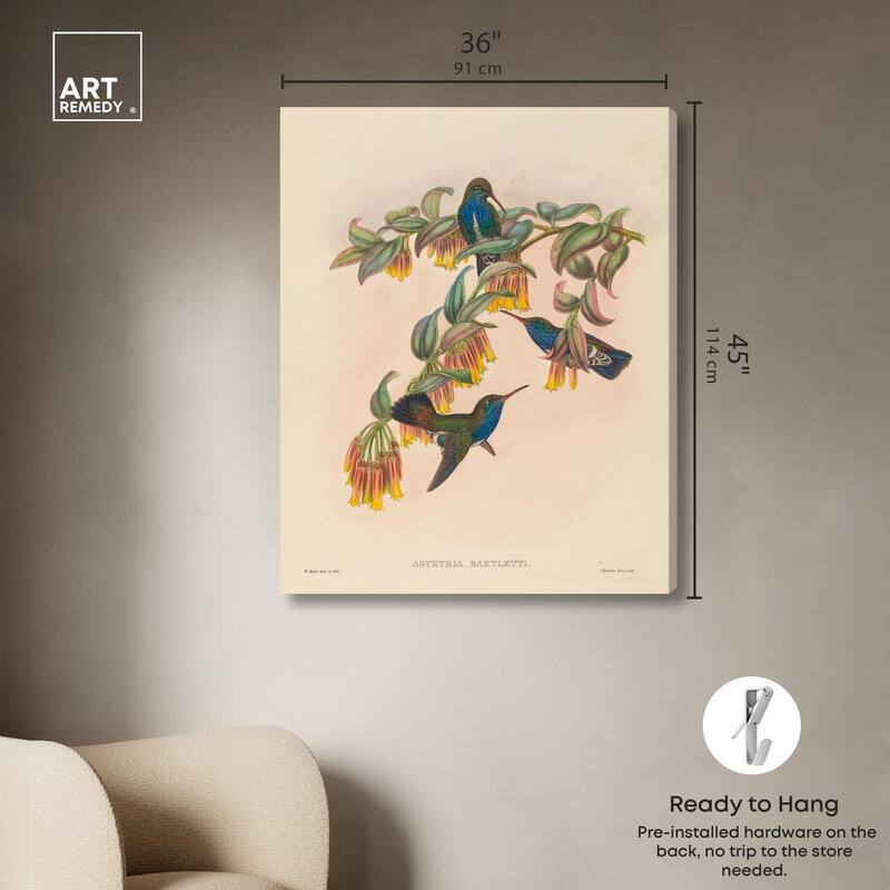 Hart Bartlett Emerald Canvas by Art Remedy, Gallery Wrapped