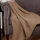Basketweave All-Season Bedding Cotton Blanket by Superior