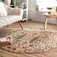 preview thumbnail 18 of 18, Nuloom Dasilva Tribal Fringe Area Rug 5' Round - Olive