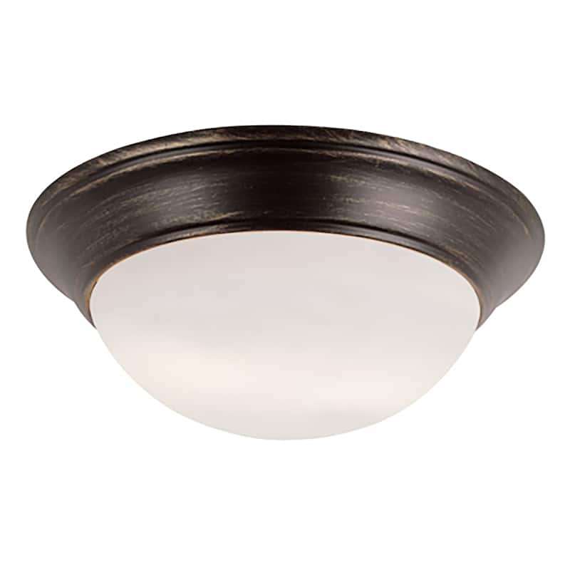 Trans Globe Bolton 3 Light Flush mount Mount Light - Rubbed Oil Bronze