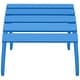 preview thumbnail 113 of 156, Aderson Outdoor Poly Adirondack Chair With Ottoman And Side Table 12-Piece Set
