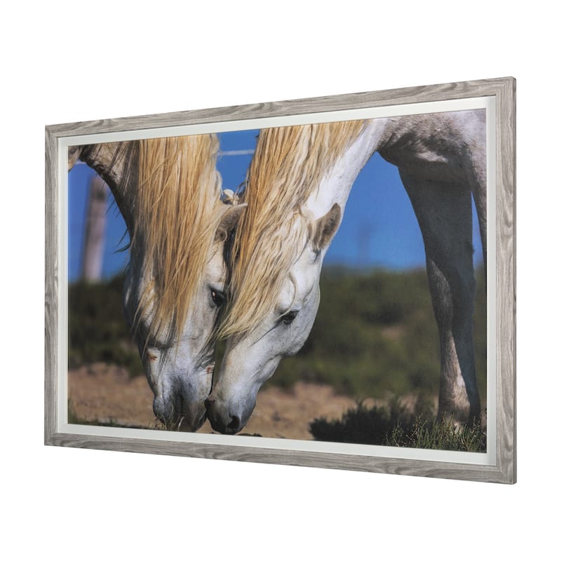 Nuzzled Together Framed Art Print