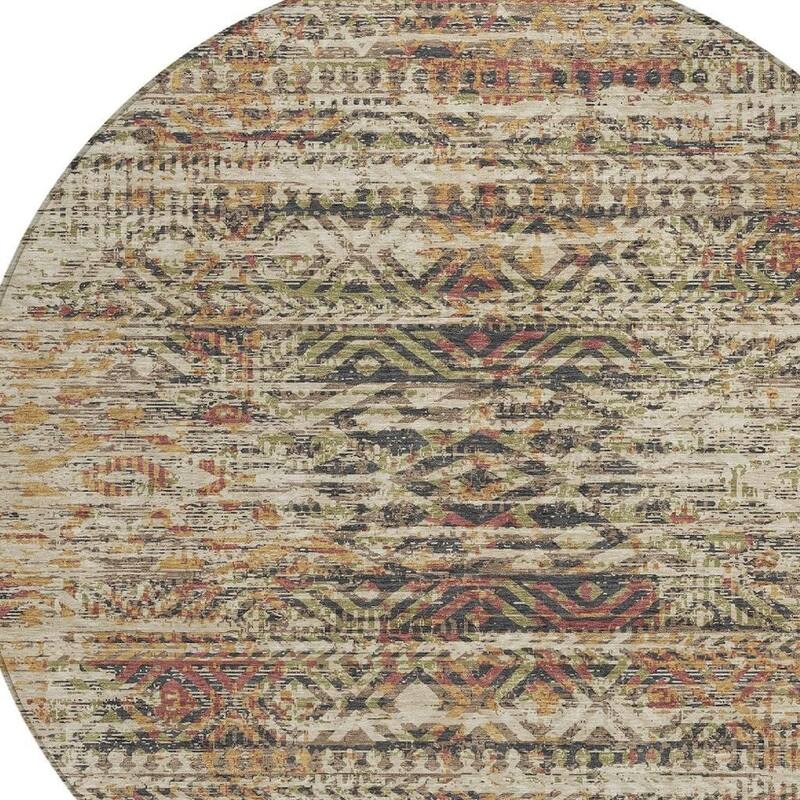 HomeRoots Moroccan Transitional Rectangle Outdoor Rug