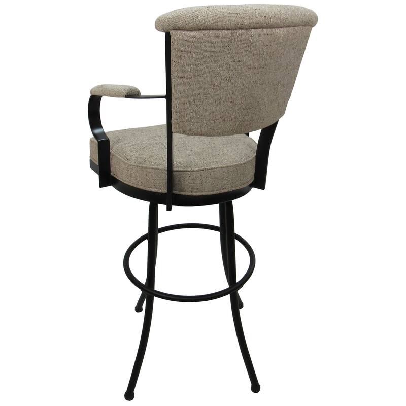 Miami Extra Tall 34" Spectator Metal Bar Stool on Noam Base - 34" Seat Height