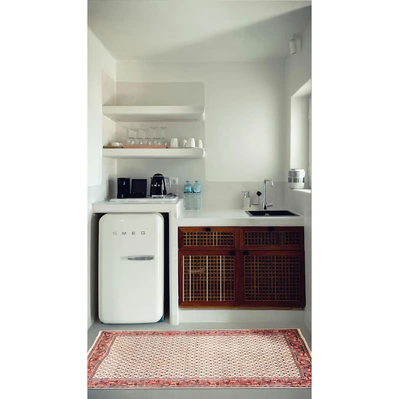 ECARPETGALLERY Hand-knotted Andelz Cream Wool Rug - 3'1 x 4'10