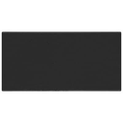 Merola Tile Piscina Brick Nero Brillo 4-3/4" x 9-5/8" Porcelain Floor and Wall Tile