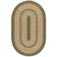 preview thumbnail 60 of 73, SAFAVIEH Handmade Braided Jemima Country Rug 4' x 6' Oval - Brown/Dark Green