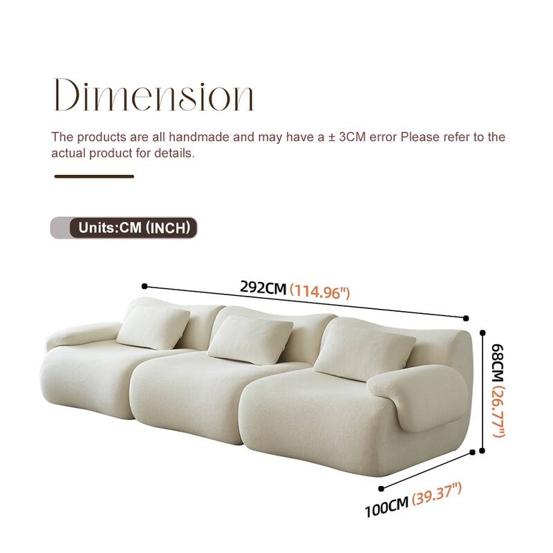 Modular Sectional Sofa, Compressed Sectional Sofa Modern Minimalist Style Couch, Bedroom, Comfy Compressed Sofa Couch