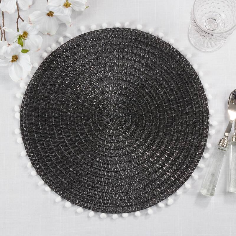 Pom Pom Design Placemats (Set of 4)