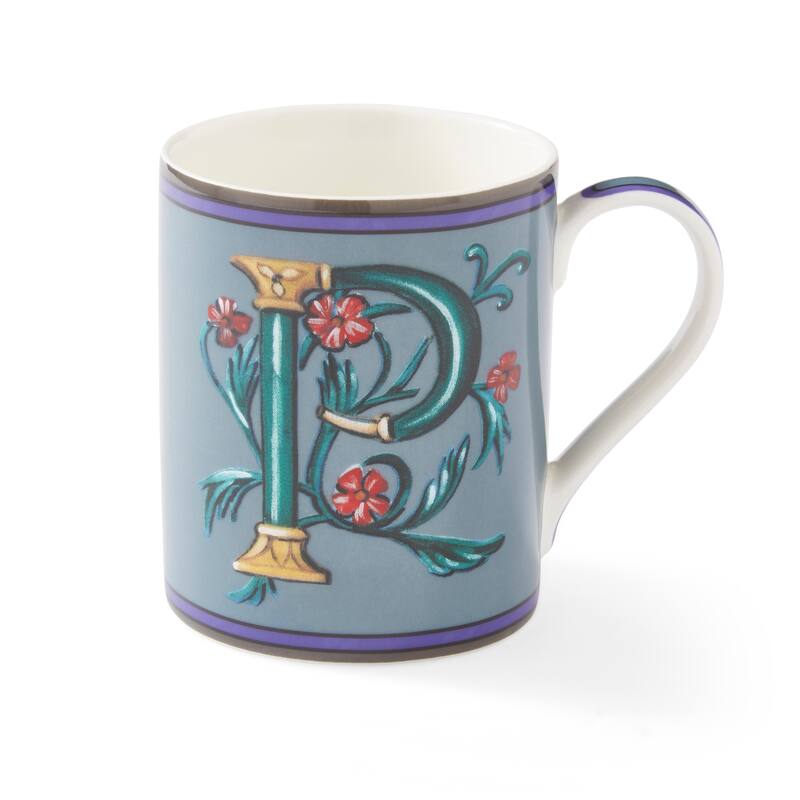 Kit Kemp for Spode for Spode Alphabet 12 Ounce Mug - P
