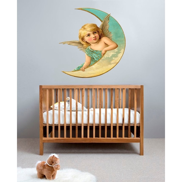 Cute Angel Decal Cute Angel Sticker Cute Angel Nursery Decor