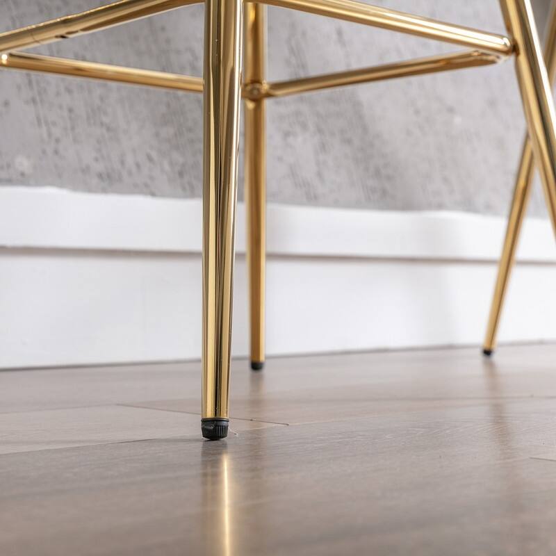 30'' Bar Stools with Chrome Footrest and Base Set of 2