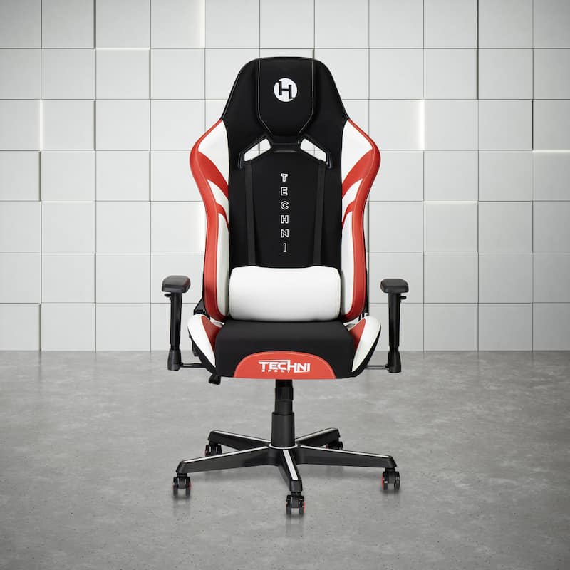 Techni Sport TSF72 Echo Gaming Chair With Built-In Headrest Pillow