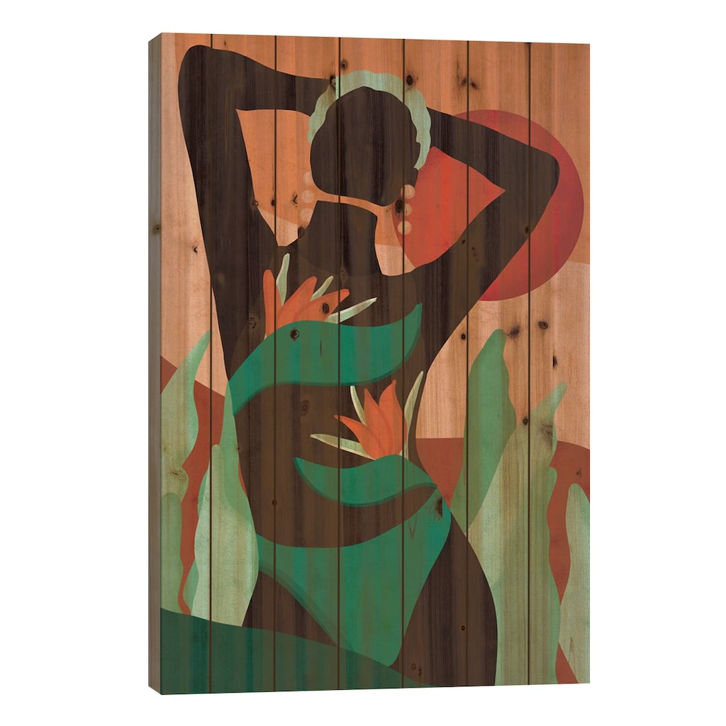 Esperanza Print On Wood by Reyna Noriega - Multi-Color