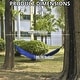 preview thumbnail 4 of 2, Shop LC Camping Hammock with 2 Tree Straps - 108.30 x 55.10 inches