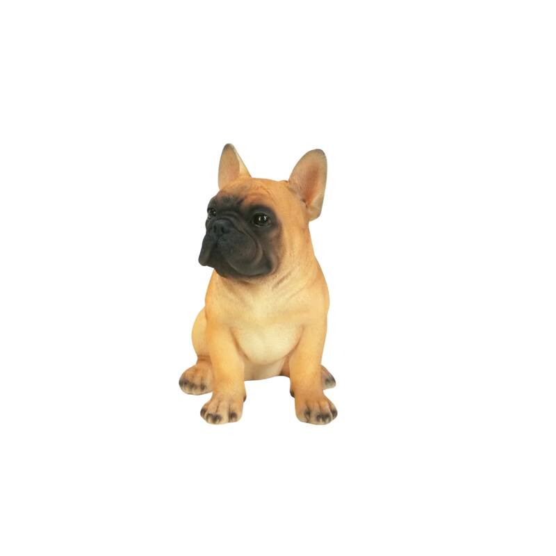 7" Sitting French Bulldog Puppy Outdoor Garden Statue