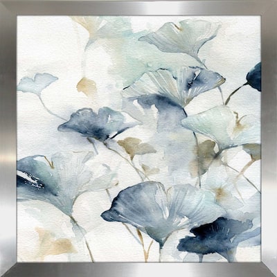 "Indigo Ginkgo II (Square)" by Carol Robinson Print on Acrylic