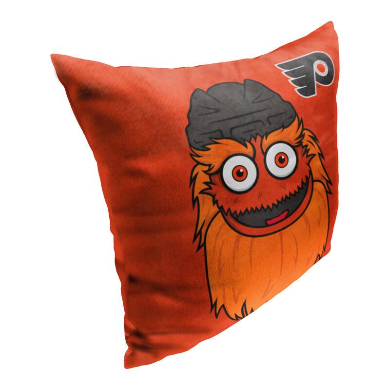 NHL Philadelphia Flyers Mascot Love 18 Inch Throw Pillow
