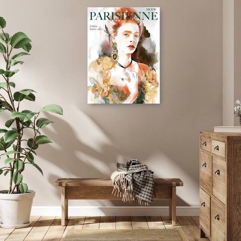 Mode Parisienne Janvier 1965 By Studio Archives Canvas Art Print