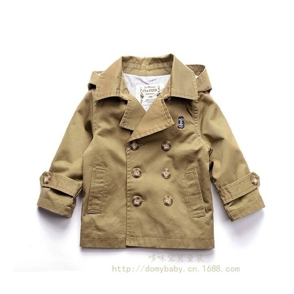Shop Autumn And Winter Boys Korean Hooded Jacket Classic Double