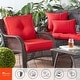 preview thumbnail 10 of 74, Sunbrella 2-Piece Premium Deep Seat Outdoor Cushion Set
